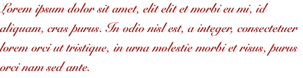 Lorem ipsum dolor sit amet, elit elit et morbi eu mi, id aliquam, cras purus. In odio nisl est, a integer, consectetuer lorem orci ut tristique, in urna molestie morbi et risus, purus orci nam sed ante.